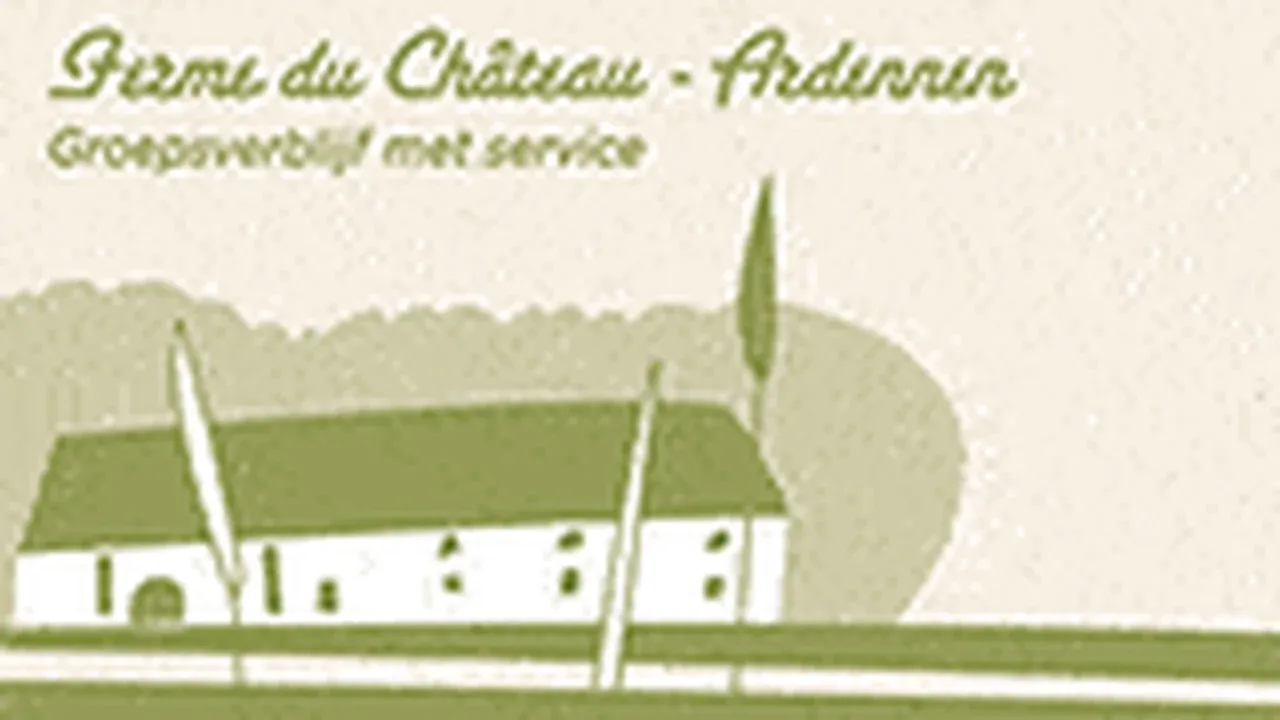 Het oude logo van Ferme du Château - Ardennen